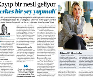 A lost generation is coming. Everyone must do something. (Oksijen Newspaper)