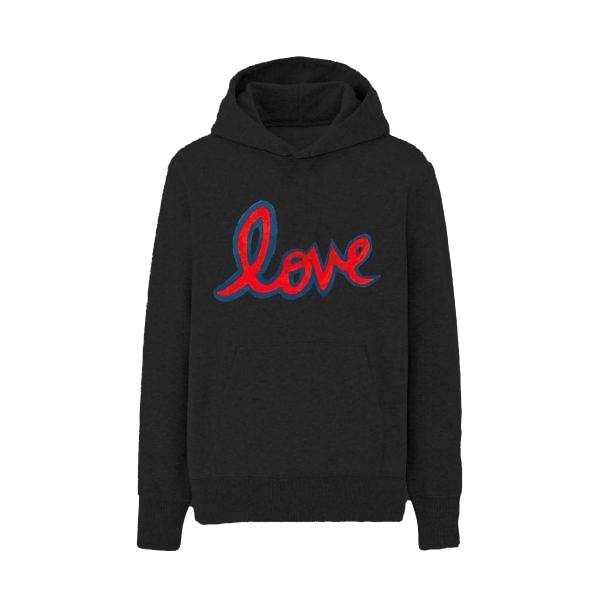 Love Cepli Hoodie Siyah