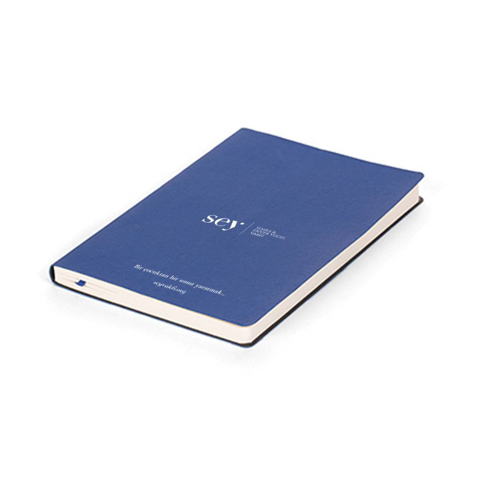Make It Count Navy Blue Thermoleather Soft Cover Notebook