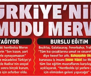 Posta Newspaper-You Became Türkiye's Hope Merve!