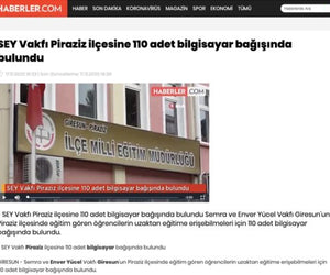 SEY Foundation donated 110 computers to Piraziz district (News)