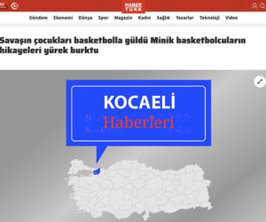 Children of war laughed with basketball The stories of little basketball players were heartbreaking (Habertürk)